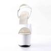 Pleaser - ADORE709 Sandale à bride à la cheville, Pole dance chaussures - Chaussures de pole dance - Blanc Product image